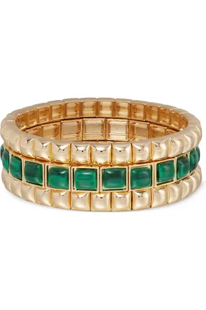 Roxanne Assoulin Puffy stud bracelet (set of three)