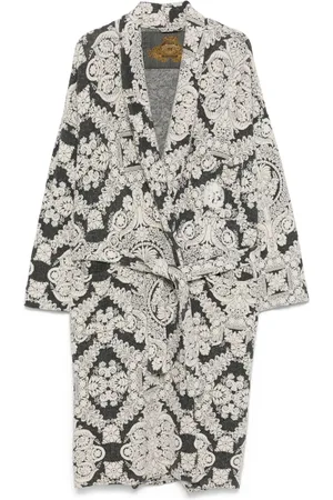 Gianfranco Ferré 1980s paisley-jacquard house coat