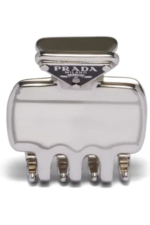 Prada Triangle-logo hair clip