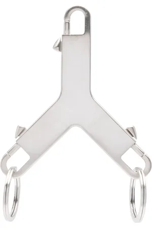 Rick Owens Cerberus brushed-finish keychain