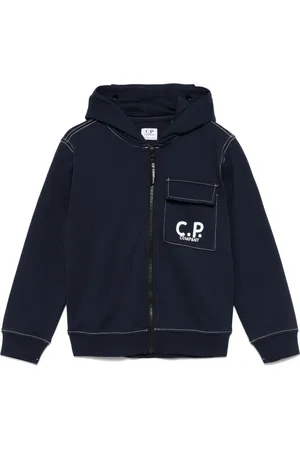 C.P. Company Logo-print hoodie