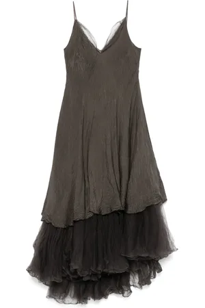 MARC LE BIHAN Lace-detail maxi dress