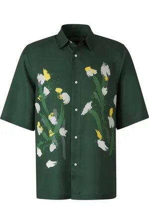 OFFICINE GENERALE Abstract-print shirt