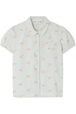 BONPOINT Cherry-print shirt
