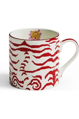 LISA CORTI Indian Tiger porcelain mug