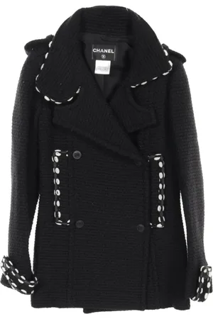 CHANEL 1986-1988 tweed peacoat