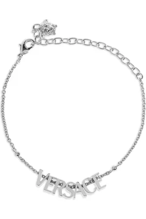 VERSACE Logo-lettering bracelet