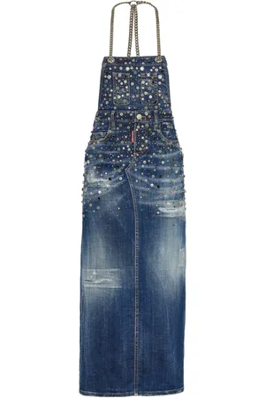 Dsquared2 Denim midi dress
