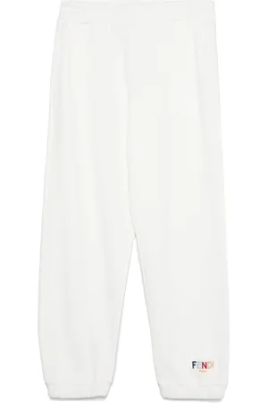Fendi Logo-embroidered trousers