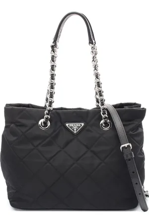 Prada 2010s quilted tote bag