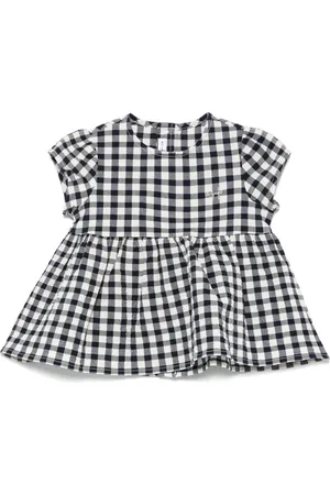 Il gufo Check-pattern dress