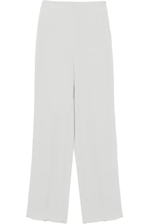 Emporio Armani Herringbone-jacquard trousers