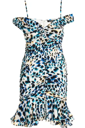 Emanuel Ungaro Leopard-print mini dress