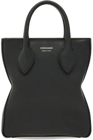 Salvatore Ferragamo Logo-stamp tote bag