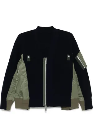 SACAI Panelled cardigan