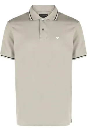 Emporio Armani Logo-embroidered polo shirt