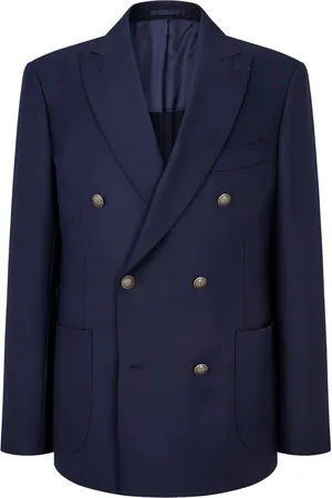 MAN ON THE BOON. Wool double-breasted blazer