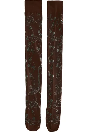 Vivienne Westwood Safety pin-intarsia socks