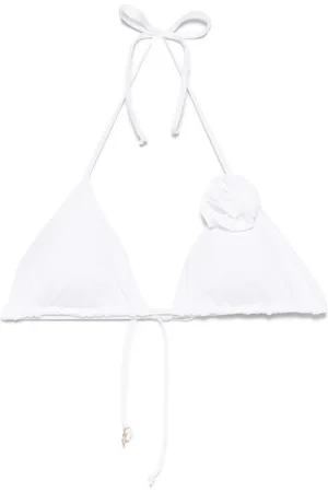 FISICO Floral-appliqu?? bikini top