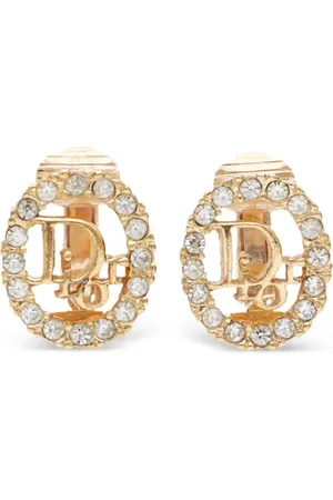 Dior 2000s Dior-letters clip-on earring