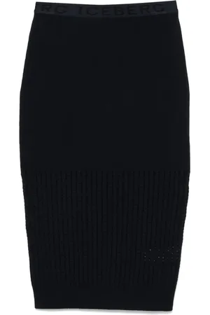 Iceberg Knitted midi skirt