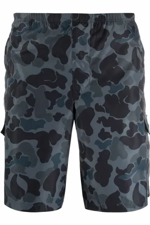 Palm Angels Camouflage-print swim shorts