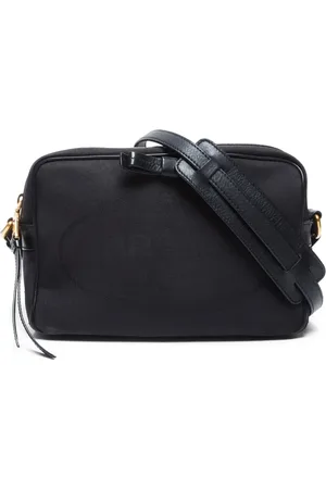 Prada 2000-2020 logo-print canvas shoulder bag