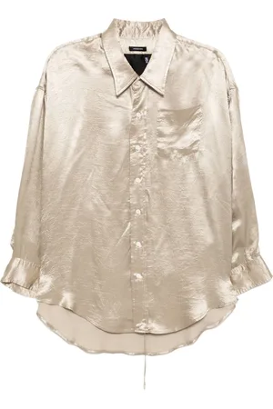 R13 Drop-neck strap shirt