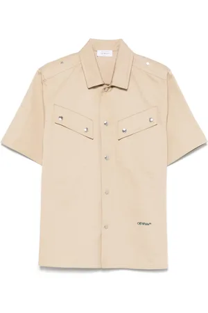 OFF-WHITE Logo-embroidered shirt