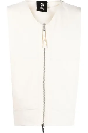 THOM KROM Front-zip fastening vest