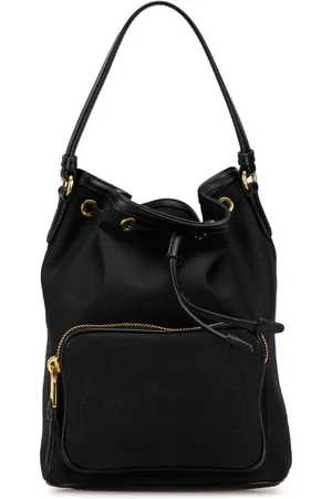 Prada 2000-2024 Canapa Logo Duet bucket bag