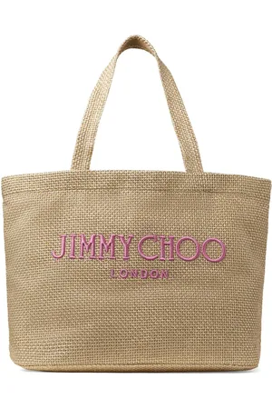Jimmy Choo Logo-embroidered tote bag