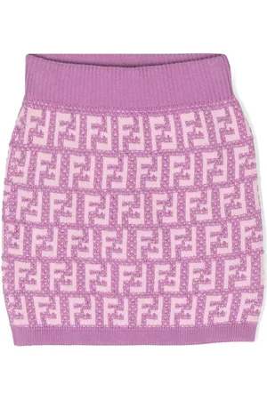 Fendi Monogram knitted skirt