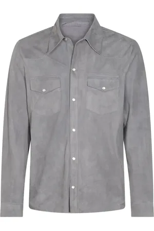 SALVATORE SANTORO Suede shirt jacket