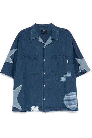 FIVE CM Patchwork shirt