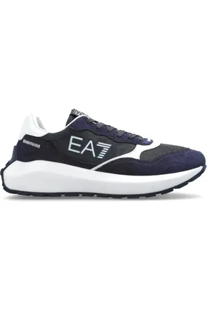 EA7 Contrast-panel sneakers