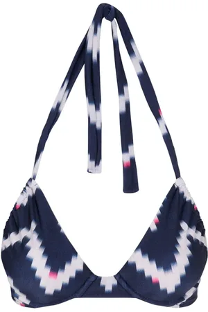 Lenny Niemeyer Chevron-print bikini top