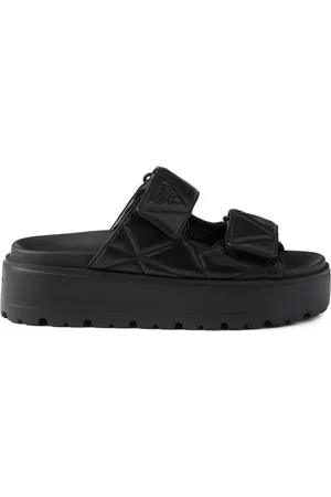 Prada 45mm leather slides