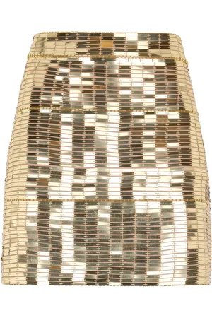 Roberto Cavalli Sequin-embellished mini skirt