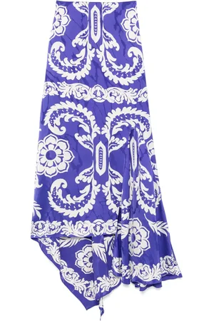 Etro Asymmetric midi skirt