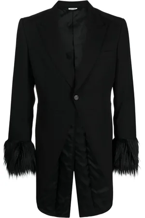Comme des Garçons Faux-fur cuffs dinner jacket