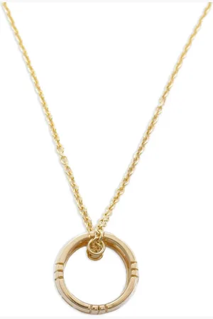 Bvlgari 10s 18K rose gold Parentesi necklace