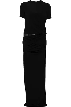 CHRISTOPHER ESBER Coiled jersey corseted tee gown dress