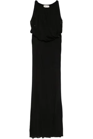 BLUMARINE Draped-detail maxi dress