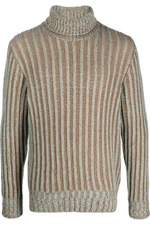 D4.0 Ribbed-knit roll-neck jumper