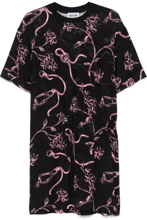 Moschino Floral-print midi dress