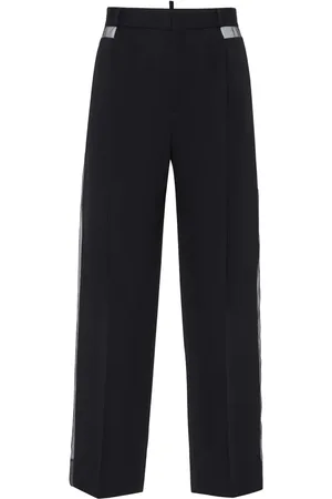 Dsquared2 Virgin wool straight-leg trousers