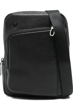 Piquadro Leather messenger bag