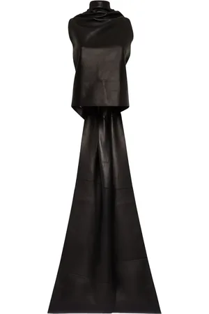 Dsquared2 Obi leather blouse