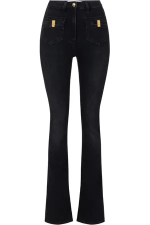 Elisabetta Franchi Logo-plaque jeans